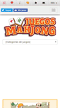 Mobile Screenshot of juegosmahjong.com