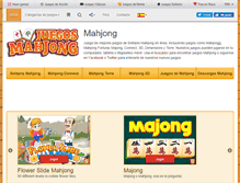 Tablet Screenshot of juegosmahjong.com